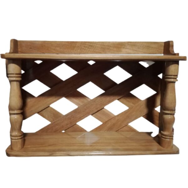 Repisa multiusos Nordic Pino de madera 2 niveles natural