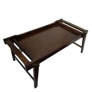 Mesa De Cama Bandeja De Desayuno Plegable en madera caoba