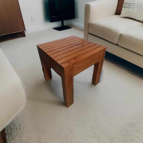 Mesa de centro Contry Cuadrada en madera - Imagen 4