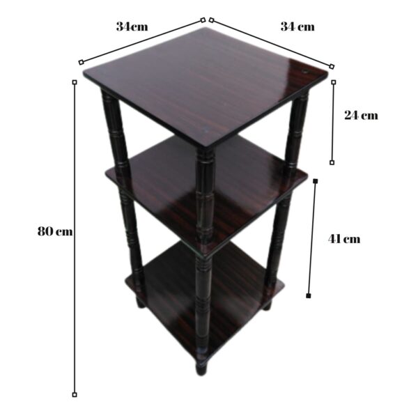 Mesa Auxiliar Tunner En Madera Tonillo Marron - Imagen 2