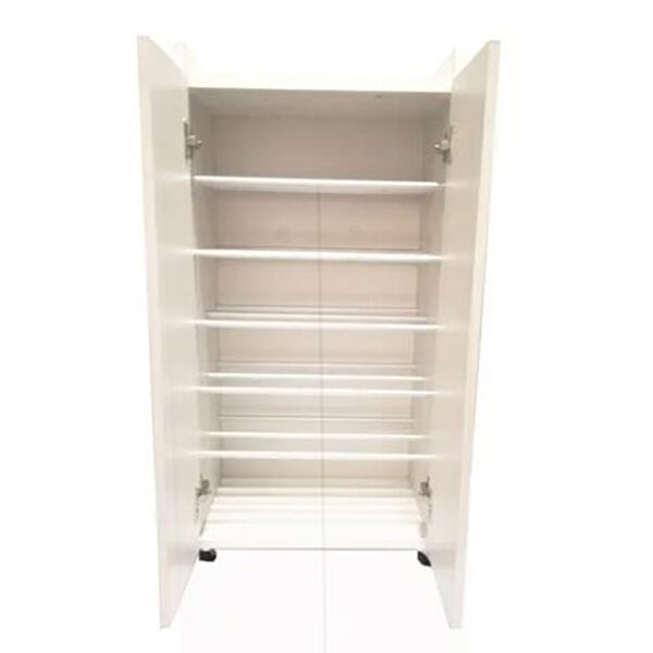 Zapatera tipo ropero organizador de calzados en blanco - Imagen 2
