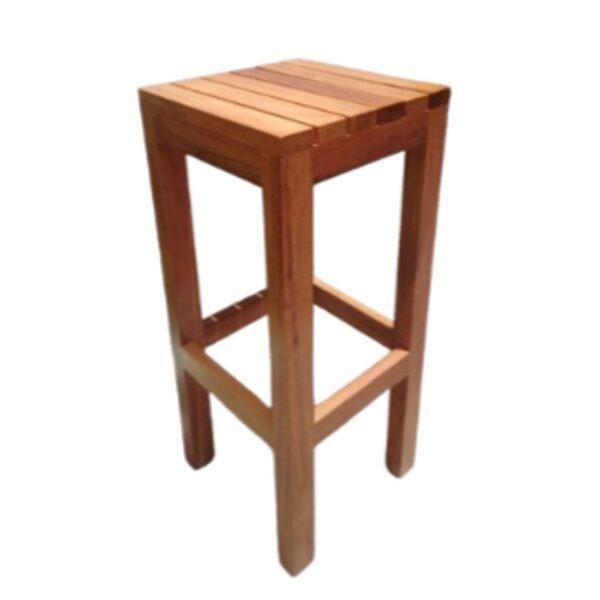 Banco Silla Bar alto Noruega de madera Tornillo caramelo