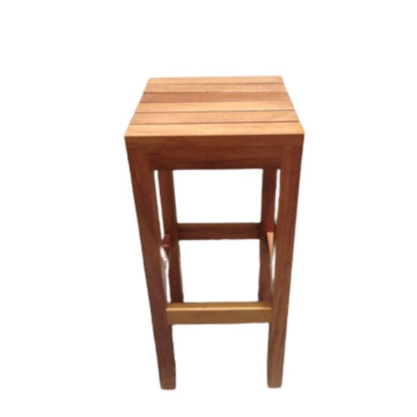 Banco Silla Bar alto Noruega de madera Tornillo caramelo - Imagen 2