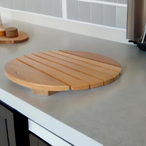 Porta olla de resistente al calor Soporte de olla en madera