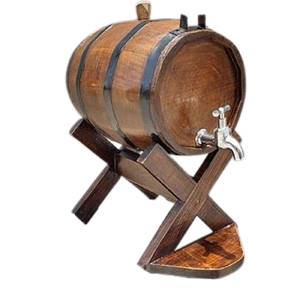 Barril de madera Bar para vinos 10 litros
