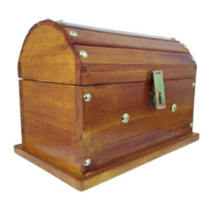 Baul Cofre Joyero decorativo en madera pino natural