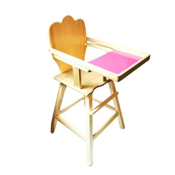 Silla de Comer para Bebés Booster Bandeja Desplegable Rosa