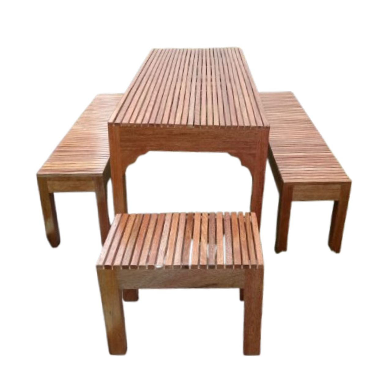 Juego de comedor campestre terraza wolf - Imagen 2