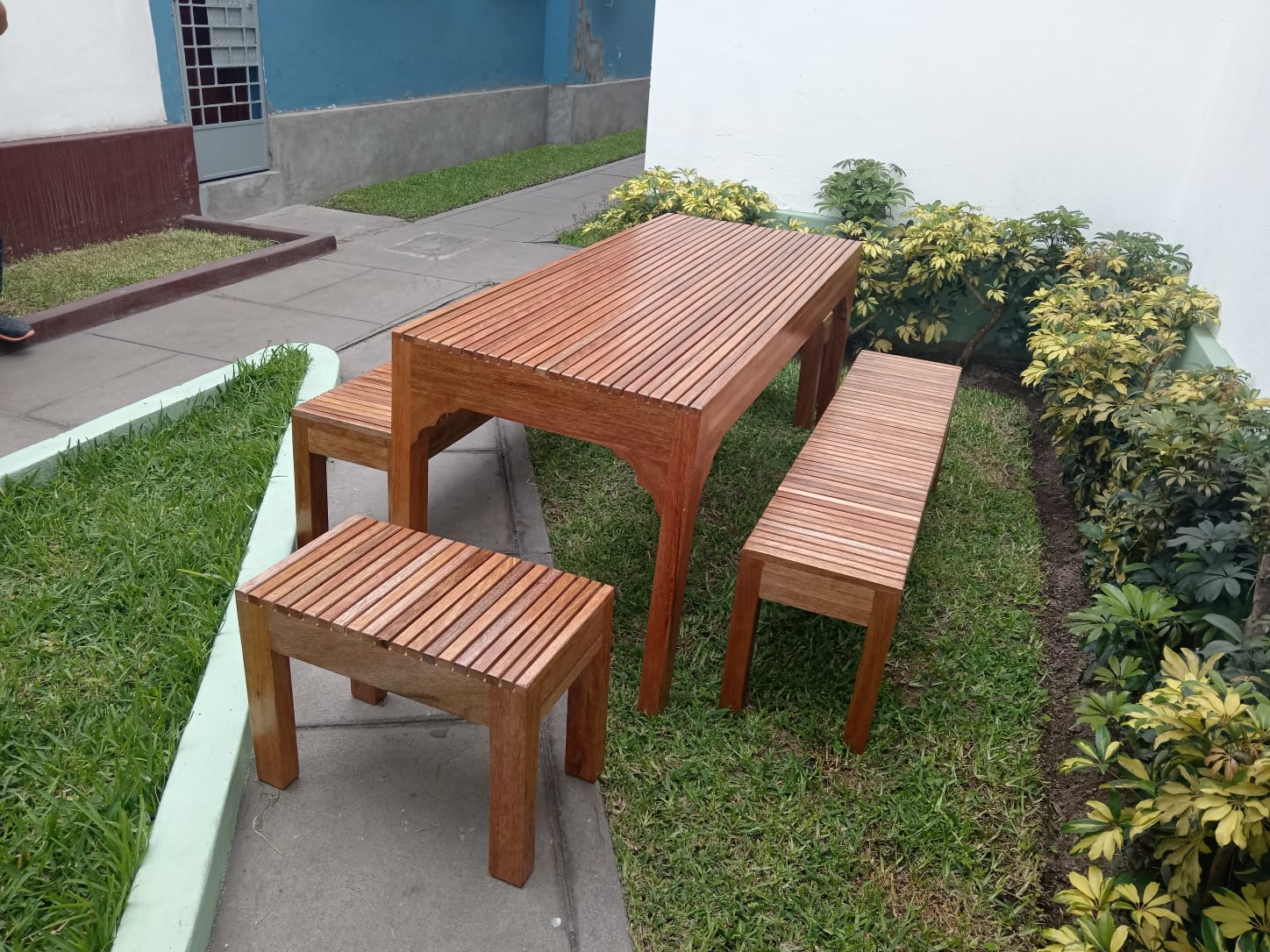 Juego de comedor campestre terraza wolf - Imagen 7