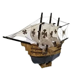 Barco De Pirata Adorno Decorartivo Grande Barbanegra