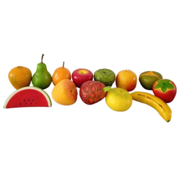Frutas artificiales decorativas 12 Unidades - Imagen 3