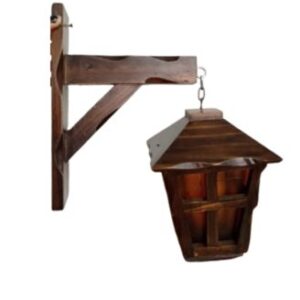 Farol Hechizad de pared en madera