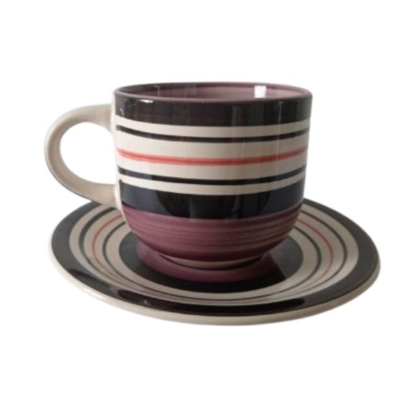 Tazas Aceitunadas LiverPool de losa con platicos 6 unidades - Imagen 2