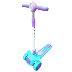 Scooter Frozen para Niñas con Luz, Música y Freno Trasero – Edad 7 a 10 Años
