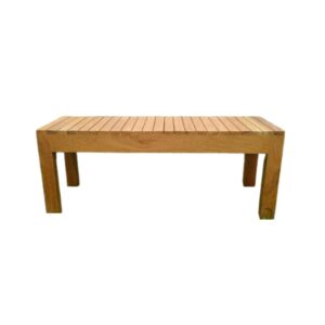 Banca de Madera Huaruro Rústica – Ideal para Terraza, Comedor o Balcón – 100 cm