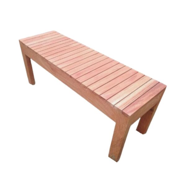 Banca de Madera Huaruro Rústica – Ideal para Terraza, Comedor o Balcón – 150 cm - Imagen 3