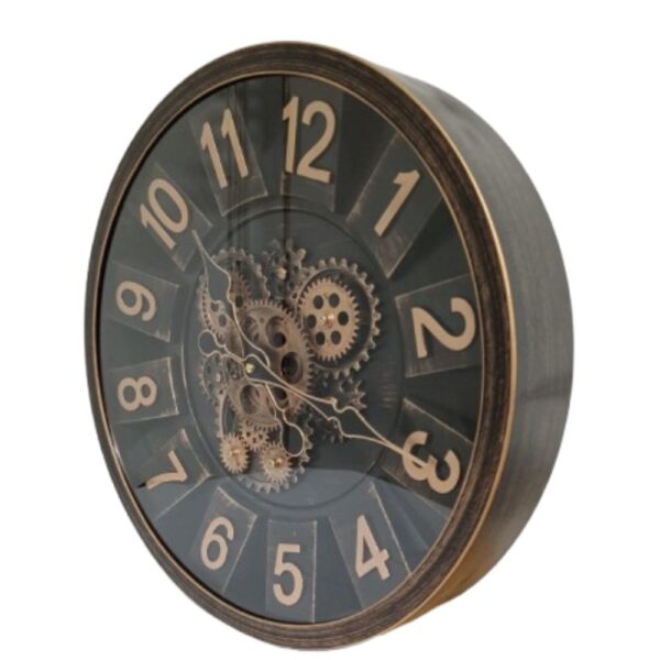 Reloj de Pared Mecatrónico Color Oro Viejo y fabuloso con Estilo Clásico - Imagen 2