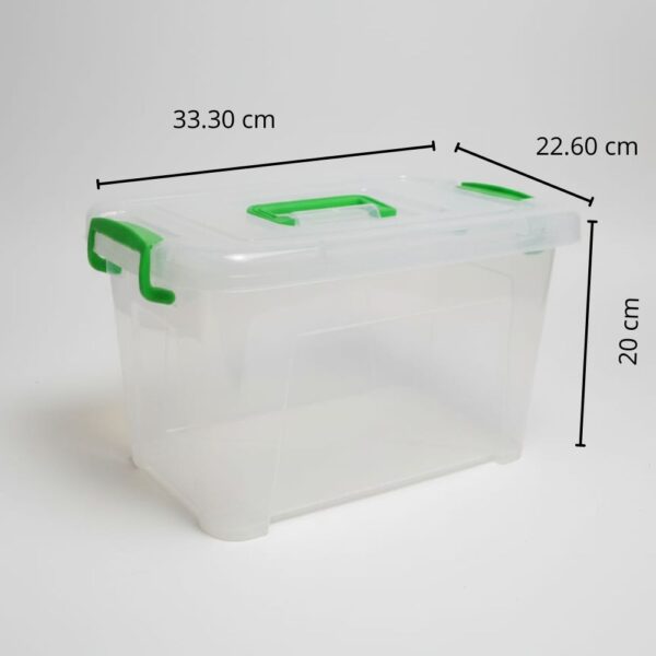 Cajita organizadora de plastico con tapa