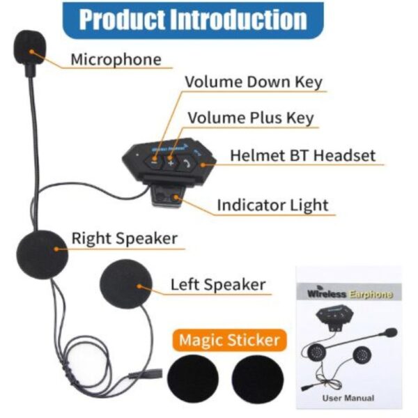 bluetooth para casco de moto