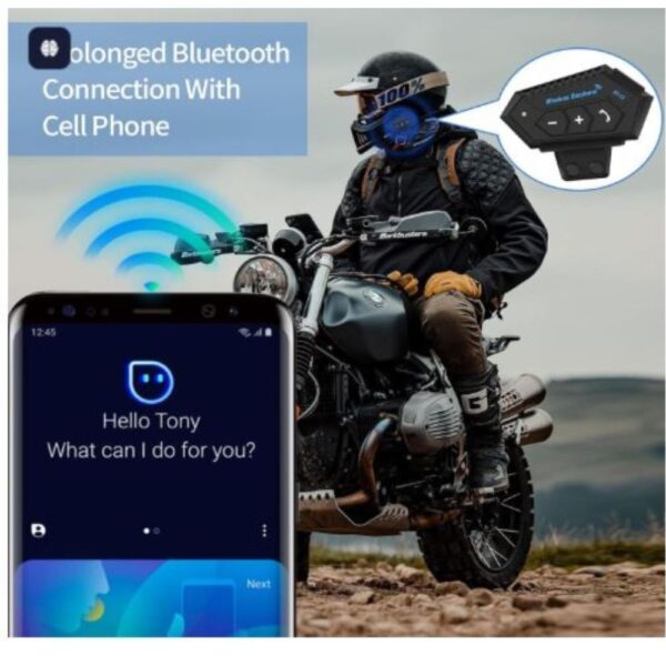 bluetooth para casco de moto