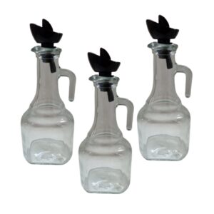 Dispensador de aceites Botellita de mesa con filtro vinagre vinagretas