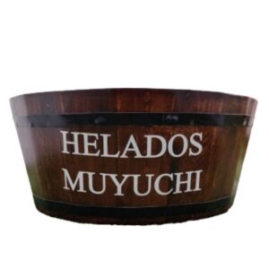 Batea helados Muyuchi en madera
