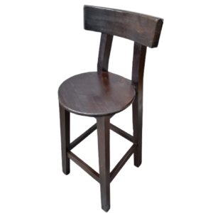 Silla Alta de Madera Atlantis 95 cm – Banco para Barra de Cocina, Restaurante y Cafetería