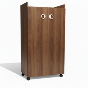 Zapatera de Melamina Nogal 95x32x48 cm | Organización Moderna y Compacta