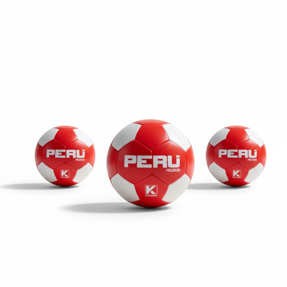 Pelota de Fútbol de Perú Roja N°5 | Balón Deportivo Oficial para Entrenamiento y Juego - Imagen 3