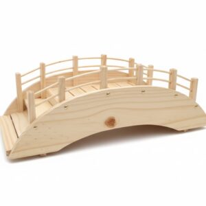 Puente de Bocaditos en Madera de Pino  Acabado Natural Mate - Bandeja Fuente de bocaditos