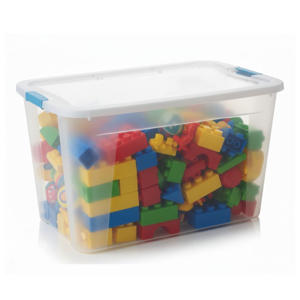 Caja De Plastico Hercules Super Fuerte Transparente - Imagen 3