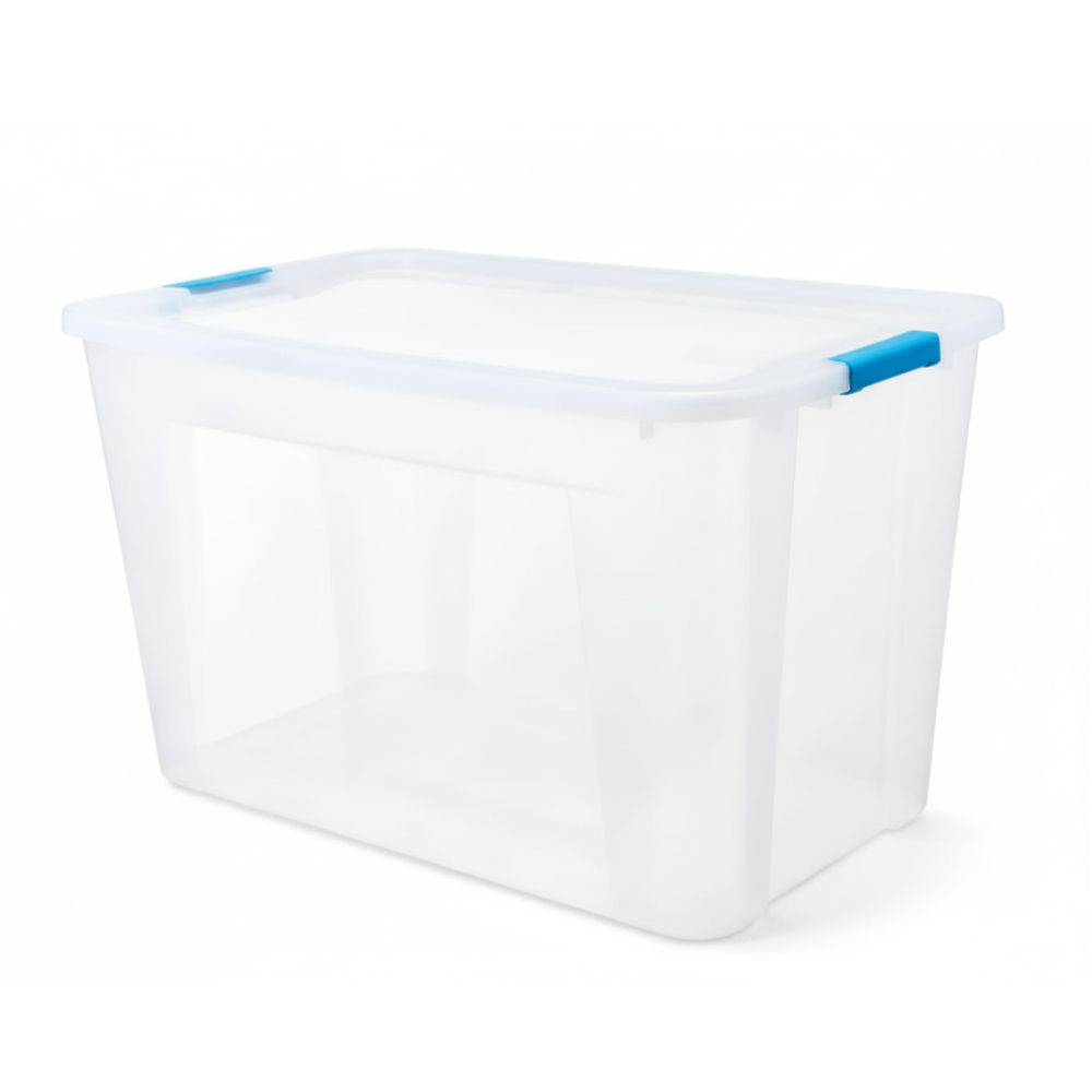 Caja De Plastico Hercules Super Fuerte Transparente