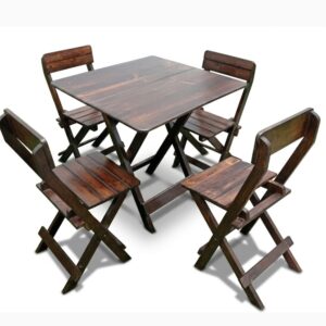 comedor plegable en madera