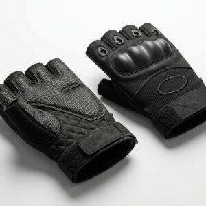 Guantes Mitones para Moto o Bicicleta con Protección en Nudillos y Agarre Reforzado – Negro