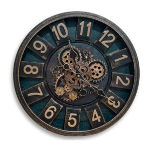 Reloj de Pared Mecatrónico Color Oro Viejo y fabuloso con Estilo Clásico